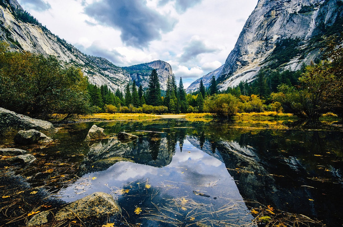 Mirror Lake in Yosemite National park