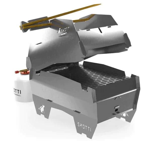 SKOTTI grill and Cap portable gas grill
